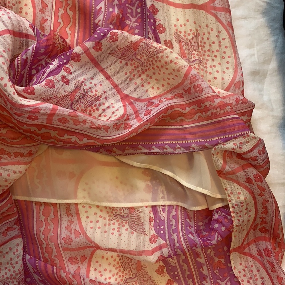 Gorgeous LoveShackFancy Silk Bohemian Dress - Size S - Picture 8 of 11